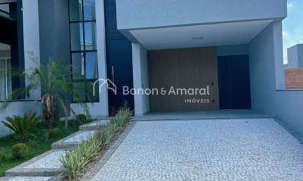 Encantadora residência térrea disponível no condomínio Terras da Estância em Paulínia - SP
