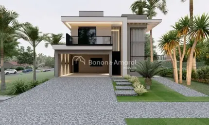 Sobrado novo à venda no Condomínio Villa Bella Siena, Jardim América, Paulínia.
