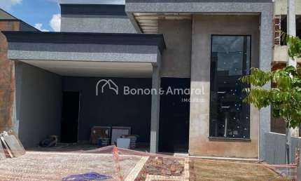 Casa térrea nova à venda no Condomínio Terras da Estância, Vila Monte Alegre, Paulínia.