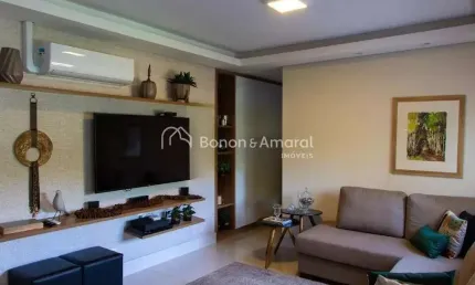 Apartamento à venda com 3 quartos e 2 vagas, 130m² em campinas - sp