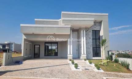 Casa térrea com 3 quartos, à venda no Residencial Clube Santorini, Paulínia