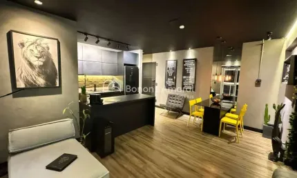 Apartamento à venda no taquaral, andar alto, 2 quartos, 1 suíte