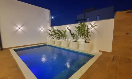 Casa térrea à venda com 03 Suítes no Condomínio Santorini em Paulínia, bairro parque brasil 500- SP