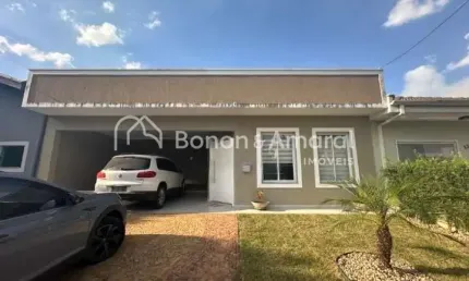 Casa com 196m² , 3 suítes, 5 banheiros, 4 vagas de garagem no Condomínio Campos do conde I Paulínia