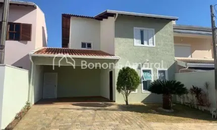 Casa á venda com 3 dormitórios, 3 banheiros, 2 vagas com 210m² No condomínio Itapema de Valinhos.