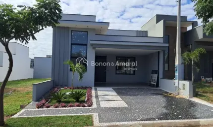 Casa térrea nova à venda no condomínio terras da estância, vila monte alegre, paulínia.