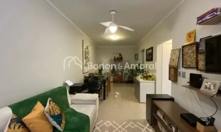Apartamento à venda com 1 dormitório, 48 m², ed. presciliana, cambuí