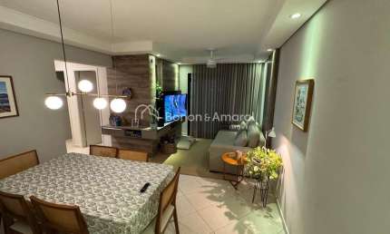 Apartamento a venda 3 quartos, suíte, sacada, andar alto,2 vagas cobertas Bairro Mansões Santo Antônio Campinas.