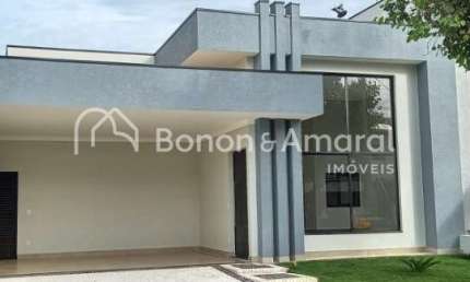 Moderna casa térrea com 3 suites em condominio clube com lazer completo em Paulínia