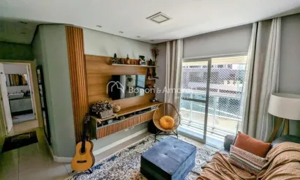 Apartamento moderno no Taquaral, próximo à Lagoa - 2 dorms, suíte e lazer completo