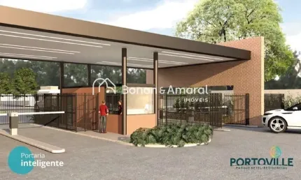 Terreno à venda no portoville residencial, 300 metros, no bairro betel - paulínia/sp