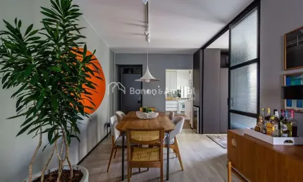 Apartamento mobiliado com 2 suítes no coração do cambuí - venda