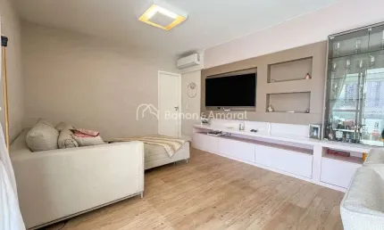 Apartamento à venda com 136 m², 3 suítes - campinas.