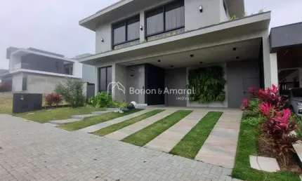 Casa em condomínio à venda, 4 suítes, alto padrão, região do alphaville campinas