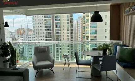 Sky campo belo 1 dorm 1 suite mobiliado lindo e pronto pra morar