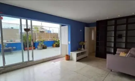 LINDA COBERTURA MOBILIADA c/140,0 m2 - 2 DTS (1 SUITE)- TERRAÇO - PINHEIROS