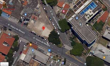 Terreno comercial para alugar na Rua Vieira de Morais, Campo Belo, São Paulo