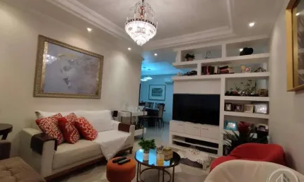 Apartamento para Venda em Santos, Pompéia, 2 dormitórios, 1 suíte, 3 banheiros, 1 vaga