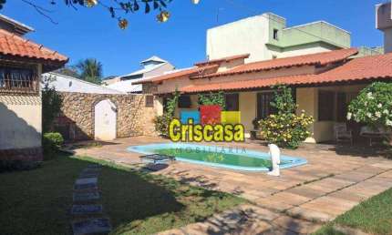 Casa com 4 dormitórios à venda, 143 m² por R$ 450.000,00 - Serramar - Rio das Ostras/RJ