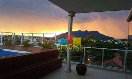 Cobertura à venda, 255 m² por R$ 980.000,00 - Extensão do Bosque - Rio das Ostras/RJ