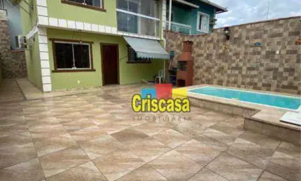 Casa com 2 dormitórios, 413 m² - venda por R$ 500.000,00 ou aluguel por R$ 3.000,00/mês - Jardim Mariléa - Rio das Ostras/RJ