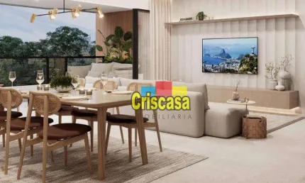 Apartamento com 3 dormitórios à venda, 147 m² por R$ 680.000,00 - Costazul - Rio das Ostras/RJ