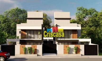 Casa com 3 dormitórios à venda, 108 m² por R$ 530.000,00 - Atlântica - Rio das Ostras/RJ