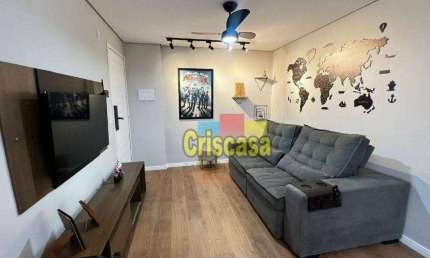 Apartamento com 2 dormitórios à venda, 56 m² por R$ 269.000,00 - Chácara Mariléa - Rio das Ostras/RJ