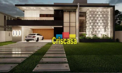 Casa de alto padrão com 5 dormitórios à venda, 300 m² por R$ 1.800.000 - Viverde I - Rio das Ostras/RJ