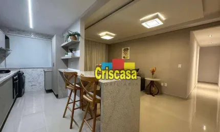 Apartamento com 3 dormitórios à venda, 80 m² por R$ 400.000,00 - Jardim Marileia - Rio das Ostras/RJ