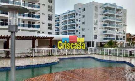 Cobertura com 3 dormitórios para alugar, 96 m² por R$ 5.297,17/mês - Recreio - Rio das Ostras/RJ