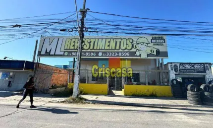 Galpão, 100 m² - venda por r$ 1.200.000,00 ou aluguel por r$ 7.813,00/mês - terra firme - rio das ostras/rj