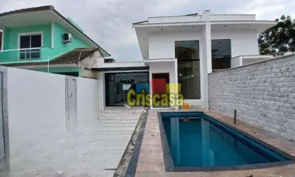 Casa com 3 dormitórios, 104 m² - venda por R$ 850.000,00 ou aluguel por R$ 4.500,00/mês - Recreio - Rio das Ostras/RJ