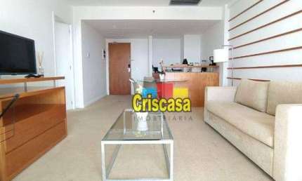 Flat com 1 dormitório, 70 m² - venda por R$ 285.000,00 ou aluguel por R$ 6.000,00/mês - Glória - Macaé/RJ