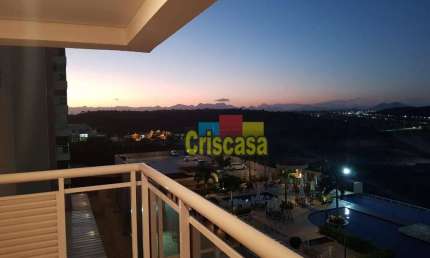 Apartamento com 3 dormitórios para alugar, 76 m² por R$ 4.381,17/mês - Glória - Macaé/RJ