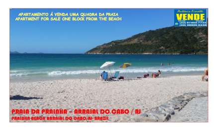 Apartamento com 1 quarto à venda na Avenida Getúlio Vargas, Prainha, Arraial do Cabo