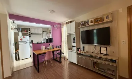 Apartamento à venda em localização privilegiada: 1 vaga de garagem para carro e moto, 2 quartos, 1 sala, 1 banheiro, 42,54 m² - imperdível!