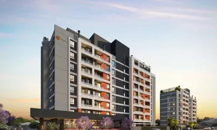 Apartamento com 2 quartos à venda na avenida da república, 7710, portão, curitiba por r$ 711.997