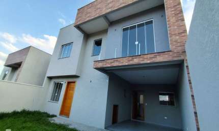 Casa em condomínio fechado com 3 quartos à venda na Rua Paulo de Deus Bessa, 620, São Braz, Curitiba por R$ 820.000