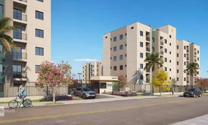 Apartamento com 2 quartos à venda na Rua Agostinho Brusamolin, 141, Cidade Industrial, Curitiba por R$ 358.939