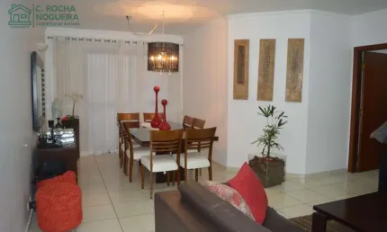 APARTAMENTO MOBILIADO COM 03 DORMITÓRIOS  - JARDIM DAS NAÇÕES