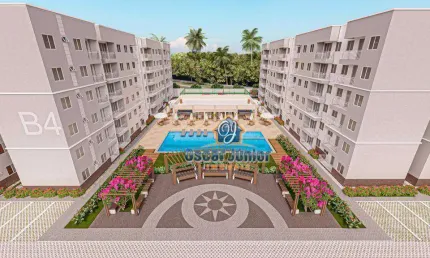 Apartamento com 2 dormitórios à venda, 45 m² por R$ 255.000,00 - Messejana - Fortaleza/CE