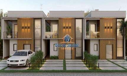 OS LANÇAMENTOS NO EUSÉBIO NÃO PARAM! Casas Duplex com 2 e 3 Suítes, 101 m² por R$ 538.000 - Eusébio - Eusébio/CE