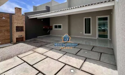 Linda Casa Plana com 3 Suítes (1 Reversível) + Varanda Gourmet, 130 m² por R$ 430.000 - São Bento - Fortaleza/CE