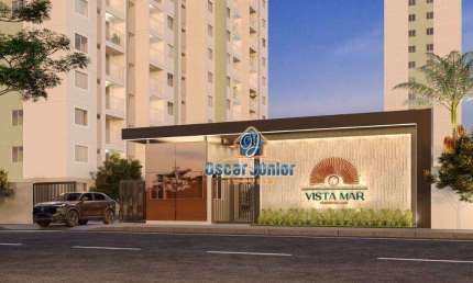 UMA EXPERIÊNCIA COM VISTA PARA O MAR! Apartamento com 2 Suítes, 47 m² por R$ 332.000,00 - Praia do Futuro - Fortaleza/CE