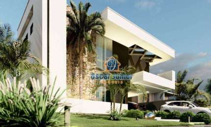 Casa Duplex com 5 Suítes em Condomínio Fechado, 480 m² por R$ 2.250.000 - Santo Antonio - Eusébio/CE