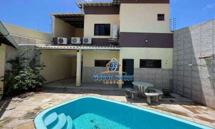 Maravilhosa Casa Duplex com 4 Suítes + DCE e Móveis Projetados, 280 m² por R$ 630.000 - Parque Dois Irmãos - Fortaleza/CE