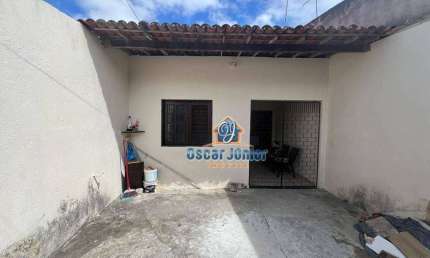 Casa Plana com 2 Quartos + Wc Social à venda, 80 m² por R$ 230.000 - Messejana - Fortaleza/CE.