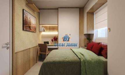 Apartamento Novo com 3 Quartos à Venda, 59 m² por R$ 365.040 - Jacarecanga - Fortaleza/CE