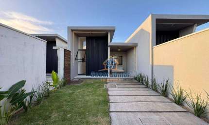 Luxuosa Casa Plana com 3 Quartos (2 Suítes) à venda, 90 m² por R$ 359.900 - Encantada - Eusébio/CE